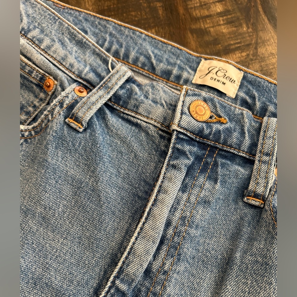 J Crew Slim Boyfriend Jeans Denim Size 28 - Picture 2 of 8